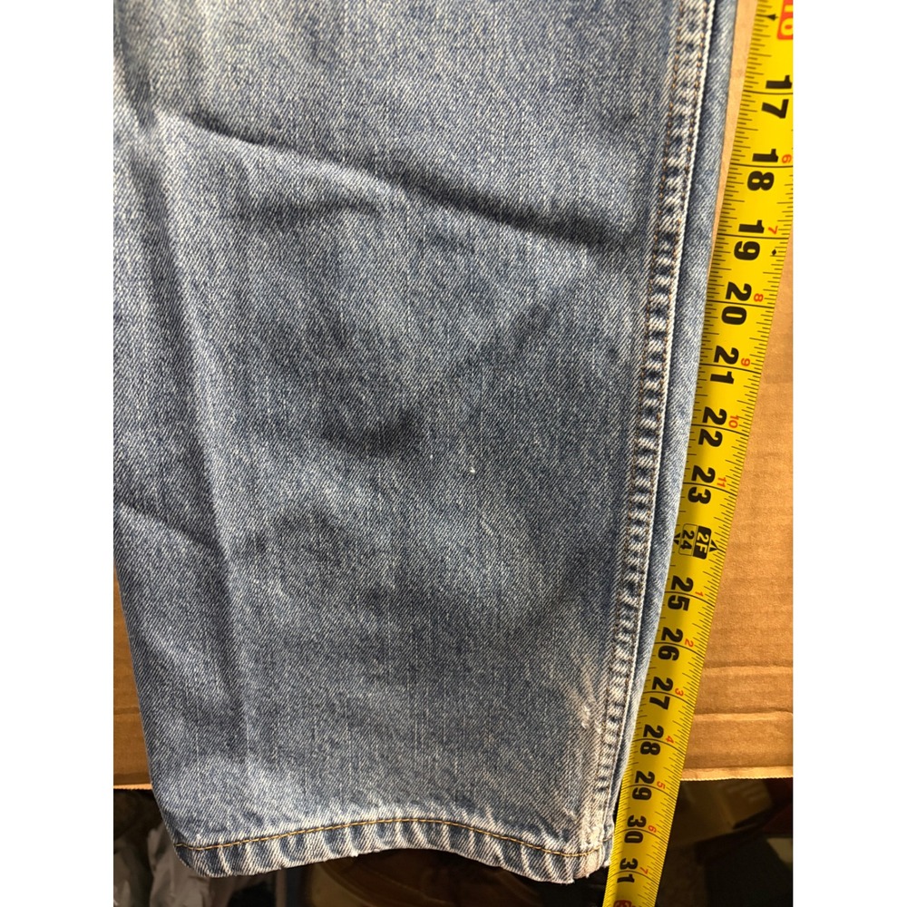 Levi's 550 Jeans Mens 40x30 Blue Relaxed Fit Tapered Leg Denim Pants - Picture 7 of 8
